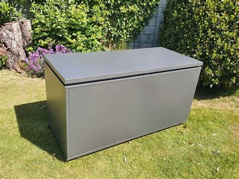 metal boxes for outdoor collection|metal outside storage boxes.